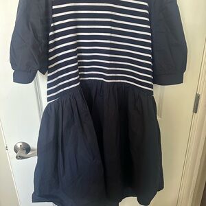 Navy and White dress